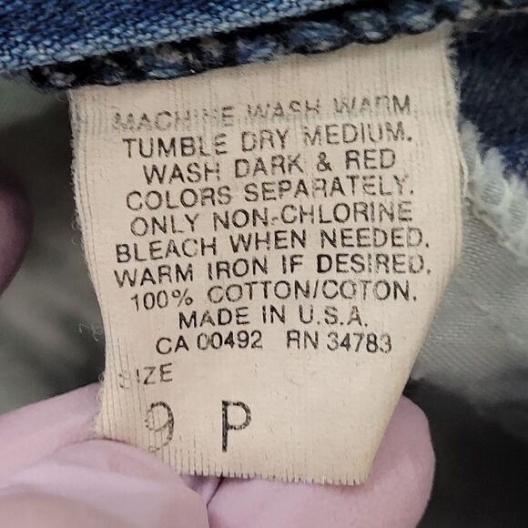 Vintage 70s LEE High-Rise Mom Jeans Womens 00/0 24x28 Blue - Picture 6 of 16